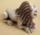 Colonial Lion Andean Of Stone Alabaster Polychromed 1850s Other Antiquities photo 5