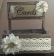 Barn Wood Box Gift Card Holder Burlap Lace Flowers Rustic Country Wedding Baby Primitives photo 2