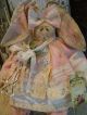 Primitive Easter Bunny Chenille Lace Rhinestone Button Folk Art Rabbit Doll Primitives photo 5
