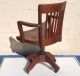 Marble & Shattuck Chair Co Quartersawn / Tiger Oak Bankers Chair - Shiping 1900-1950 photo 2