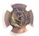 Roman Empire: Vespasian,  Ad 305 - 311 (3.  39g) Ngc Choice Xf 4/5 Silver Denarius Roman photo 1