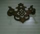 Antique Drawer Pulls With Screws.  Stamped Batwing Drawer Pulls photo 2