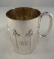 Arts And Crafts Silver Plated Christening Tankard Atkin Bro ' S Sheffield C1890 Cups & Goblets photo 1
