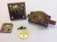 1930 ' S Regno Engaged Toilet Bathroom Lock Bolt Indicator Door Lock Locks & Keys photo 1