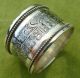Antique Russian Solid Silver Niello Napkin Ring C1900 Nikolay Kemper Kokoshnik Napkin Rings & Clips photo 4