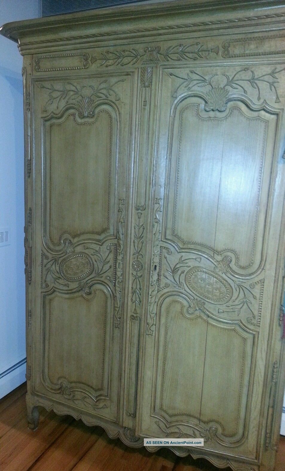 French 19th Century Louis Xv Two Door Armoire 1800-1899 photo