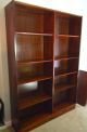 Poul Hundevad Danish Mid Century Modern Rosewood Tall Bookcase Made In Denmark Post-1950 photo 2