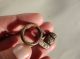Ancient Roman Bronze Engraved Ring - Key,  To Wearing On Finger Roman photo 4