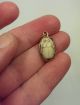 Antique,  Ancient Egyptian Carved Scarab 14k Gold Jewelry Necklace Pendants Egyptian photo 6