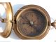 Antique Brass Sundial Compass Nautical Decor Maritime Gift Compasses photo 2