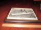 Uss Arthur W.  Radford Dd - 968 Destroyer Signed Art Plaque Marble On Wood Look Plaques & Signs photo 1