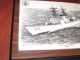 Uss Arthur W.  Radford Dd - 968 Destroyer Signed Art Plaque Marble On Wood Look Plaques & Signs photo 3