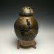 A Far Rare Chinese Celadon Porcelain Pot In Owl Shape 200ad Han Pots photo 4