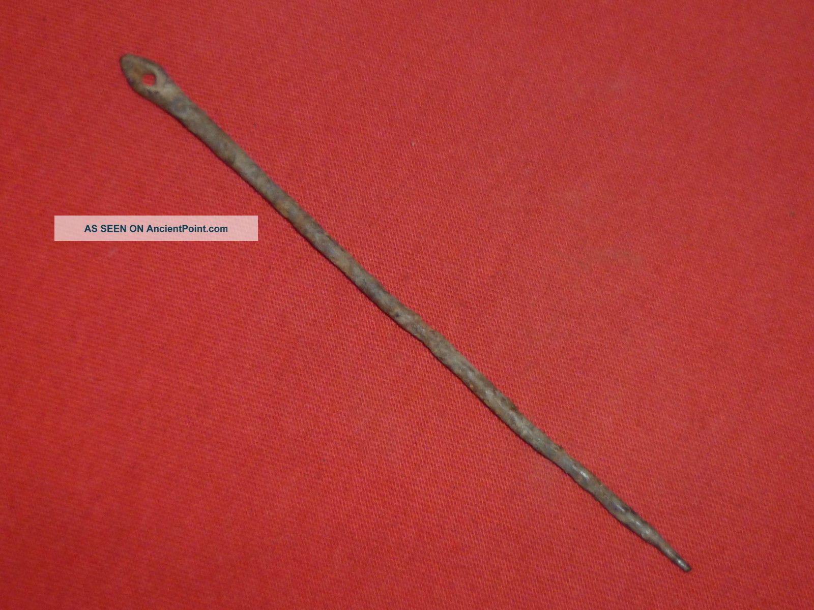 Perfect Viking Ancient Tools - Iron Needle Circa 700 - 800 Ad - 1858 - Scandinavian photo