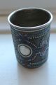 Antique Russian Silver 84 Cloisonne Shaded Enamel Cup Cups & Goblets photo 8