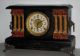 Antique Sessions Art Noveau Chime Mantel Clock 8 Day Forestville Conn. Clocks photo 4