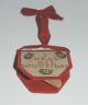 Antique Victorian Holder Punch Paper Motto Die Cuts Vtg Needlework Bandage Case Other Antique Textiles photo 3