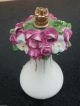 Art Deco German Schneider Figural Floral Bower Crown Top Perfume/scent Bottle Art Deco photo 1