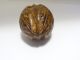 Antique Carved Walnut Wooden Thimble Case With French Sterling Silver Thimble Thimbles photo 7