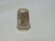 Antique Carved Walnut Wooden Thimble Case With French Sterling Silver Thimble Thimbles photo 8