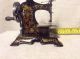 Antique German Child ' S Miniature Ornate Hand Crank Sewing Machine W/box Sewing Machines photo 4