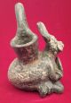 Teotihuacan Clay Double Spout Vessel Pottery Pre Columbian Statue Aztec Mayan The Americas photo 5