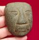 Mezcala Carved Stone Face Pendant Guerrero Antique Pre Columbian Mayan Olmec The Americas photo 11