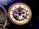 Antique Vtg 1800s A.  D.  Mougin Slate Mantle Clock Engraved Gold Gild W/key Clocks photo 1