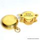 Antique Vintage Style,  Brass Pocket Folding Optical Glass Magnifying Lens Compas Compasses photo 2