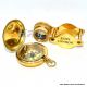 Antique Vintage Style,  Brass Pocket Folding Optical Glass Magnifying Lens Compas Compasses photo 4