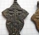 2 Ancient Bronze Crosses Of The 16th Century Vf, Other Antiquities photo 3