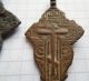 2 Ancient Bronze Crosses Of The 16th Century Vf, Other Antiquities photo 4