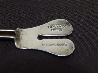 Vintage Thackray Sterling Silver Dental Dentist Medical Tool Instrument photo