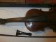 Vintage Hopf Violin With Coffin Case - For Parts/restoration String photo 2