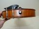 Vintage/antique Full Size 4/4 Scale Pearl Inlay Unmarked Violin W/old Case & Bow String photo 9