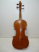 Vintage/antique Full Size 4/4 Scale Pearl Inlay Unmarked Violin W/old Case & Bow String photo 3
