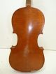 Vintage/antique Full Size 4/4 Scale Pearl Inlay Unmarked Violin W/old Case & Bow String photo 4