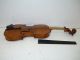 Vintage/antique Full Size 4/4 Scale Pearl Inlay Unmarked Violin W/old Case & Bow String photo 5