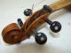 Vintage/antique Full Size 4/4 Scale Pearl Inlay Unmarked Violin W/old Case & Bow String photo 6