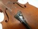 Vintage/antique Full Size 4/4 Scale Pearl Inlay Unmarked Violin W/old Case & Bow String photo 8