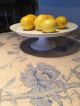 Antique White Ironstone/french Porcelain Pedestal Cakeplate Or Serving Stand Platters & Trays photo 1