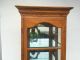 Vintage Ethan Allen Cherry Wood Curio Display Cabinet L@@k Post-1950 photo 1
