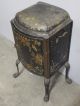 Antique 19th Century Tole Painted Fire Side Cabinet 1800-1899 photo 2