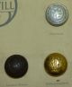 Antique Scovill Salesman Sample Button Card B&o Railroad Police Nyfd Military Buttons photo 8