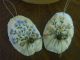 4 Primitive Hand Stitched Eggs Ornaments Bowl Fillers Tucks Easter Flowers Primitives photo 1