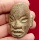 Olmec Clay Face Sculpture - Ceramic Antique Pre Columbian Artifact Maya Aztec The Americas photo 8