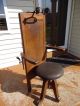 Antique Wood & Iron Dentist Dental Chair. 1800-1899 photo 2