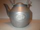 Cast Aluminum Kettle John Wright Teapot Large Stove Humidifier - Estate Find Hearth Ware photo 1