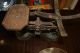 Antique Iron General Store Scale With 5 Weights Copper Tray In Scales photo 3