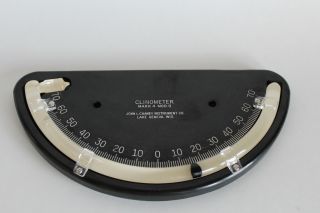 Vintage Clinometer Maritime Circa 1940s Chaney Instruments Co.  Rare photo